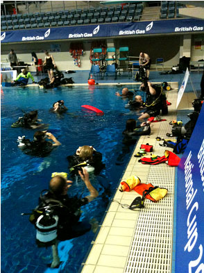 Divenut training in safe use of Surface Marker Buoys 